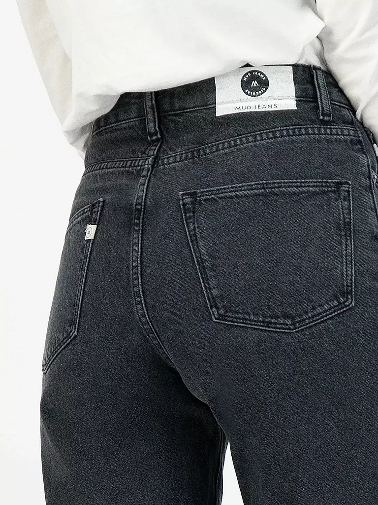 MUD JEANS | Jeans Straight RELAX ROSE | Negro