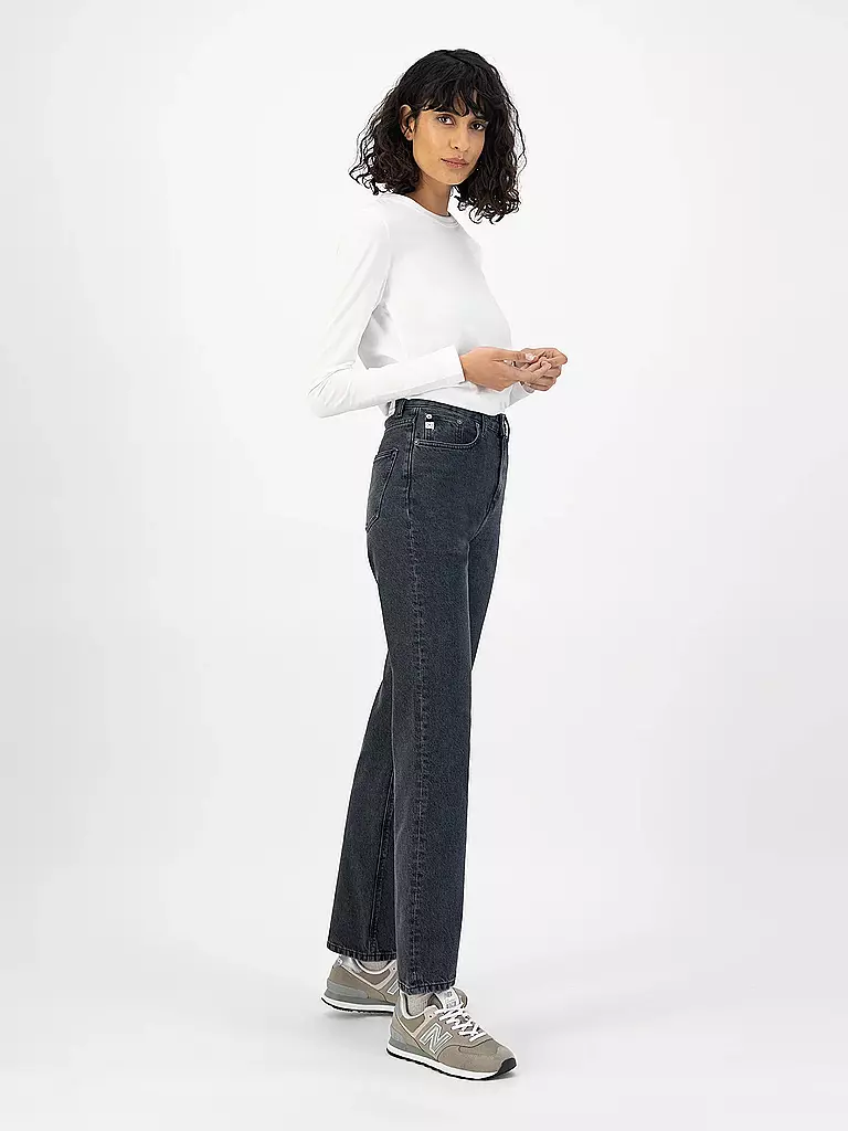 MUD JEANS | Jeans Straight RELAX ROSE | Negro