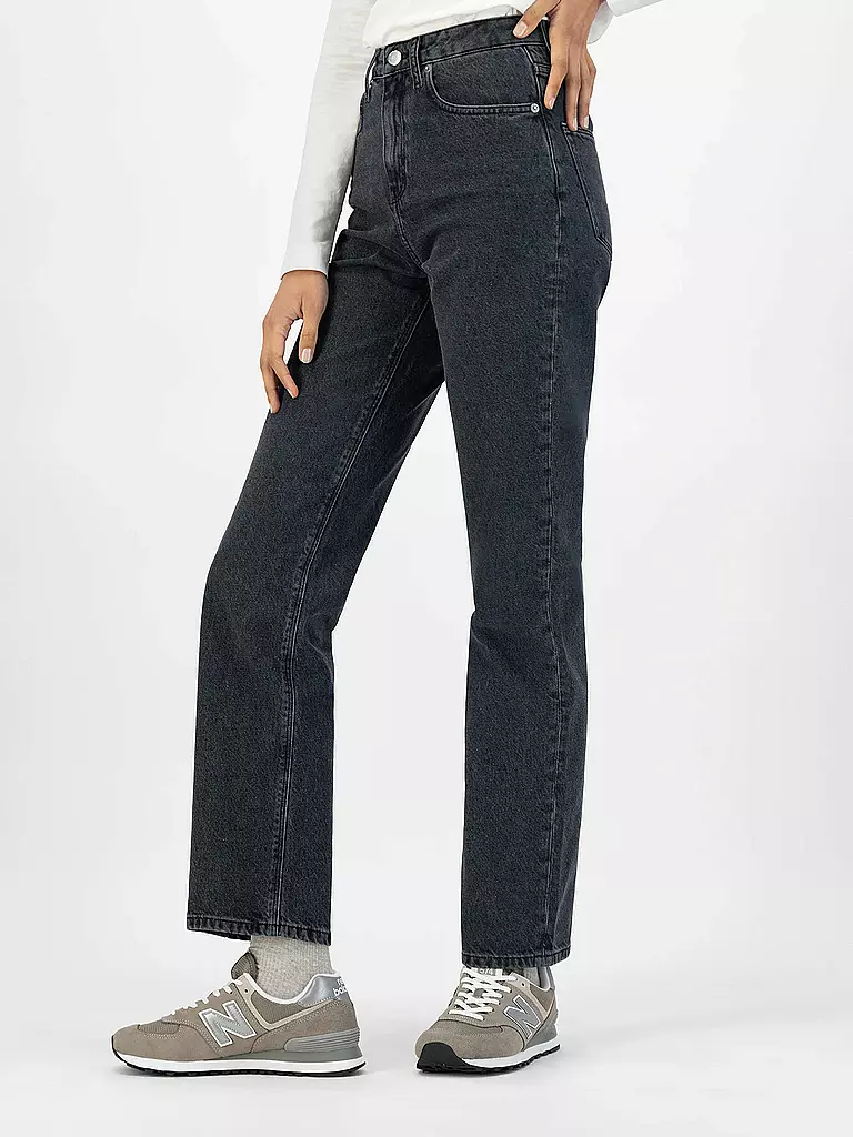 MUD JEANS | Jeans Straight RELAX ROSE | Negro
