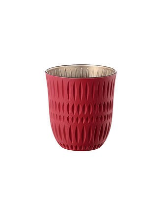 NACHTMANN | Vaso de cristal 2 pzs. ETHNO COLORS 235ml Rojo/Oro