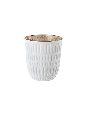 NACHTMANN | Vaso de cristal 2 pzs. ETHNO COLOLRS 235ml Blanco/Oro