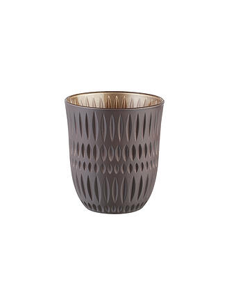 NACHTMANN | Vaso de cristal 2 pzas. ETHNO COLORS 235ml Moca/Oro