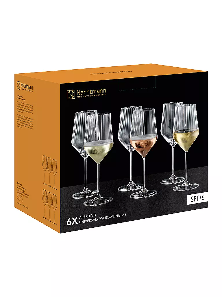 NACHTMANN | Copa de vino blanco, juego de 6, 490 ml APERITIVO | 