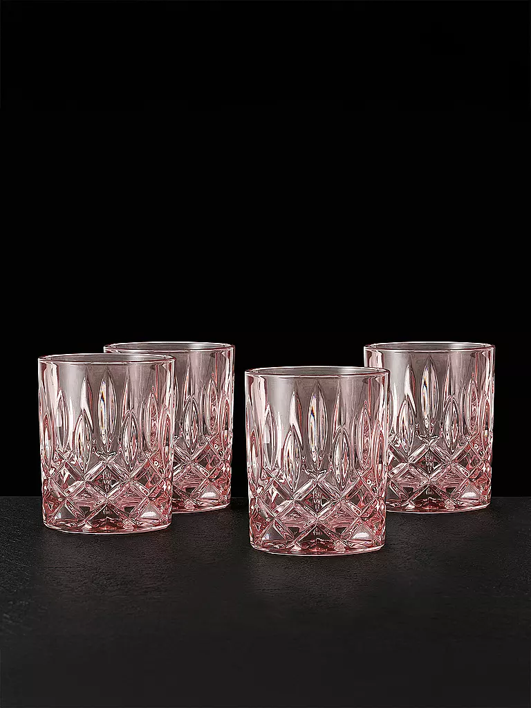 NACHTMANN | Juego de 4 vasos de whisky NOBLESSE 295ml Peach | koralle