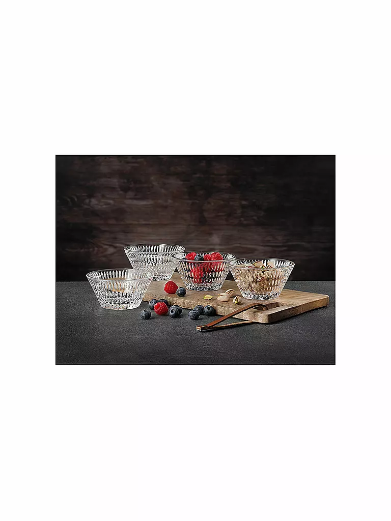 NACHTMANN | Juego de cuencos de 4 piezas Ethno 11cm | transparent