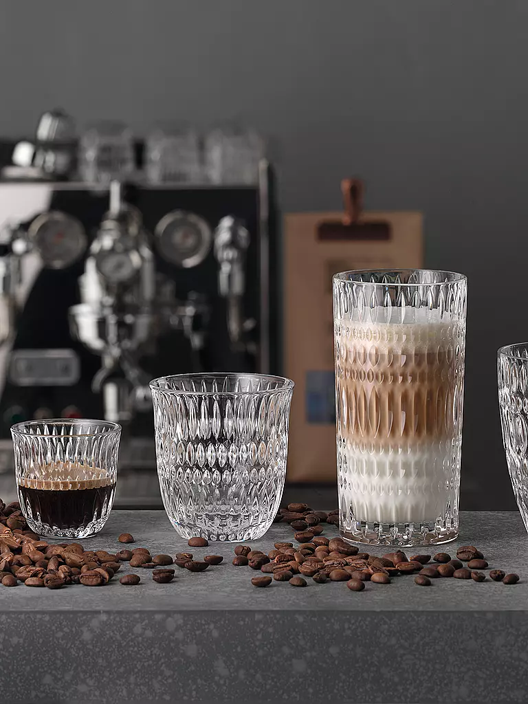 NACHTMANN | Set de 2 vasos para cappuccino y flat white ETHNO Barista 235ml | 