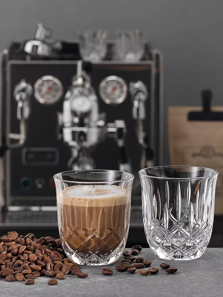 NACHTMANN | Set de 2 vasos para capuchino y flat white NOBLESSE Barista 234ml | transparent