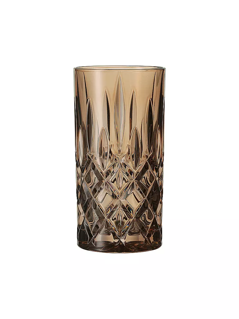 NACHTMANN | Vaso de tubo alto, juego de 2, 395 ml, VINTAGE COLOUR NOBLESSE Tabacco | hellbraun