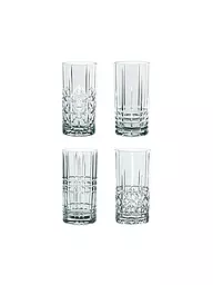 NACHTMANN | Vaso de tubo alto HIGHLAND, juego de 4, 375 ml | Transparente