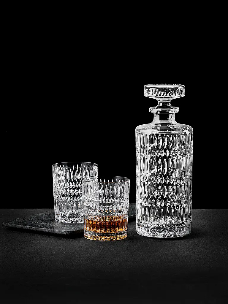 NACHTMANN | Whiskey 3er Set Karaffe und Gläser | Transparente