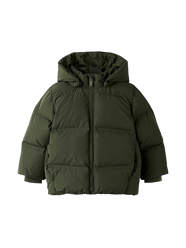name it Chaqueta acolchada para niño NMNMUSK verde oscuro