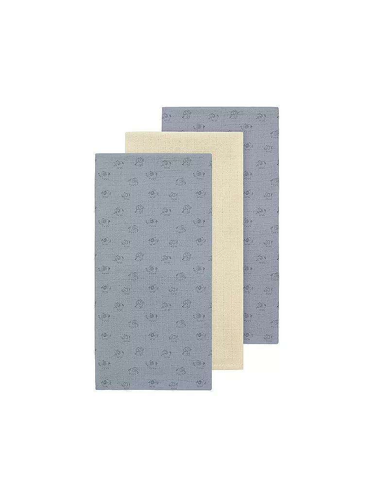 NAME IT | Babytuch 3erPkg. NBNOHAPPY | Azul