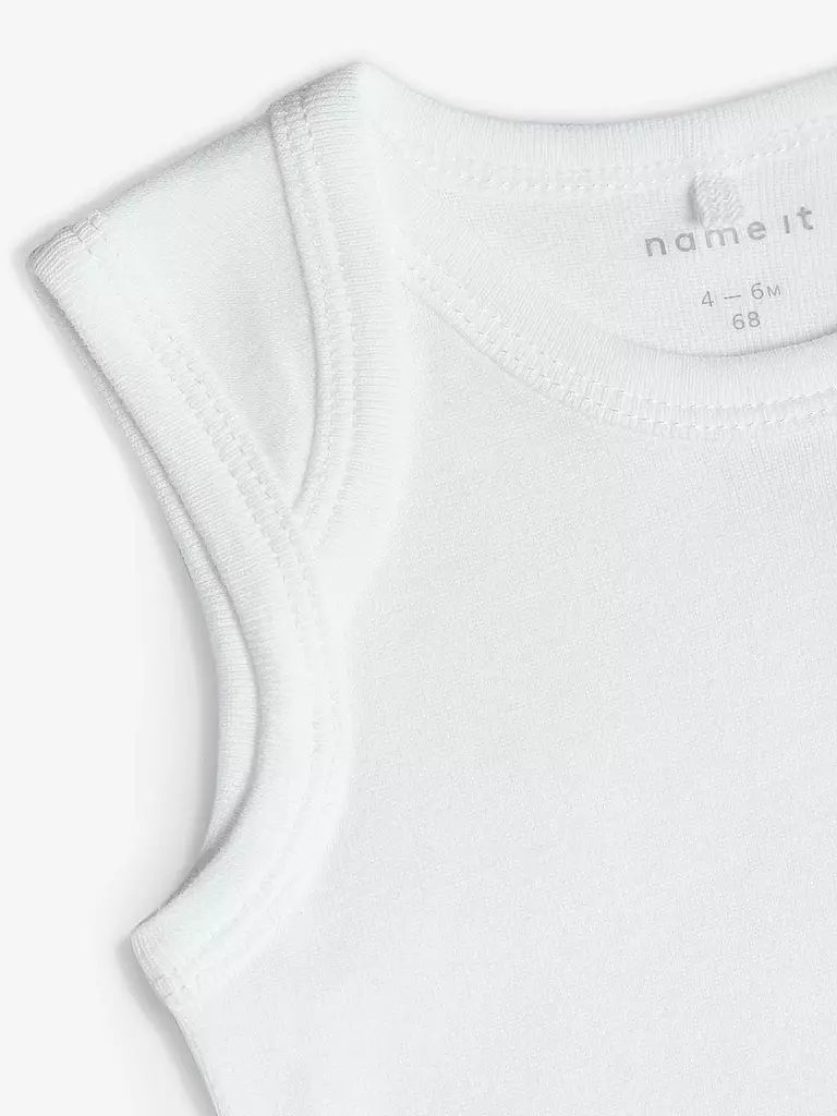 NAME IT | Bodies de bebé, paquete de 3 | Blanco