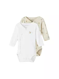 NAME IT | Body de bebé, paquete de 2 NBNBODY | Blanco