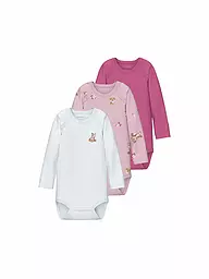 NAME IT | Body de bebé 3er Pkg NBFBODY | Fucsia