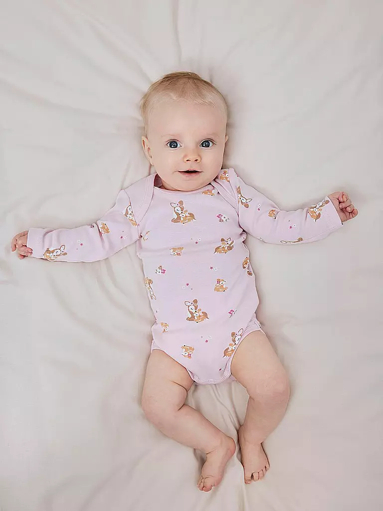 NAME IT | Body de bebé 3er Pkg NBFBODY | Fucsia