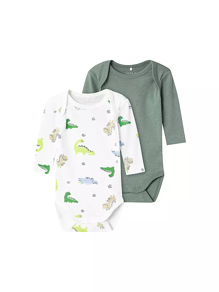 NAME IT | Body para bebé, paquete de 2 | Blanco