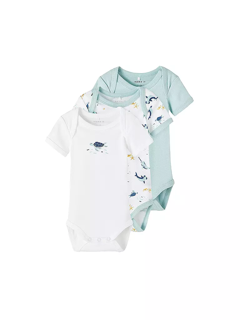 NAME IT | Body para bebé, paquete de 3 NBMBODY | Blanco