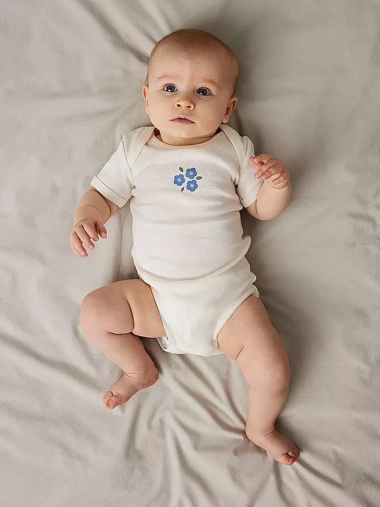 NAME IT | Body para bebé NBFBODY, paquete de 3 | Crema