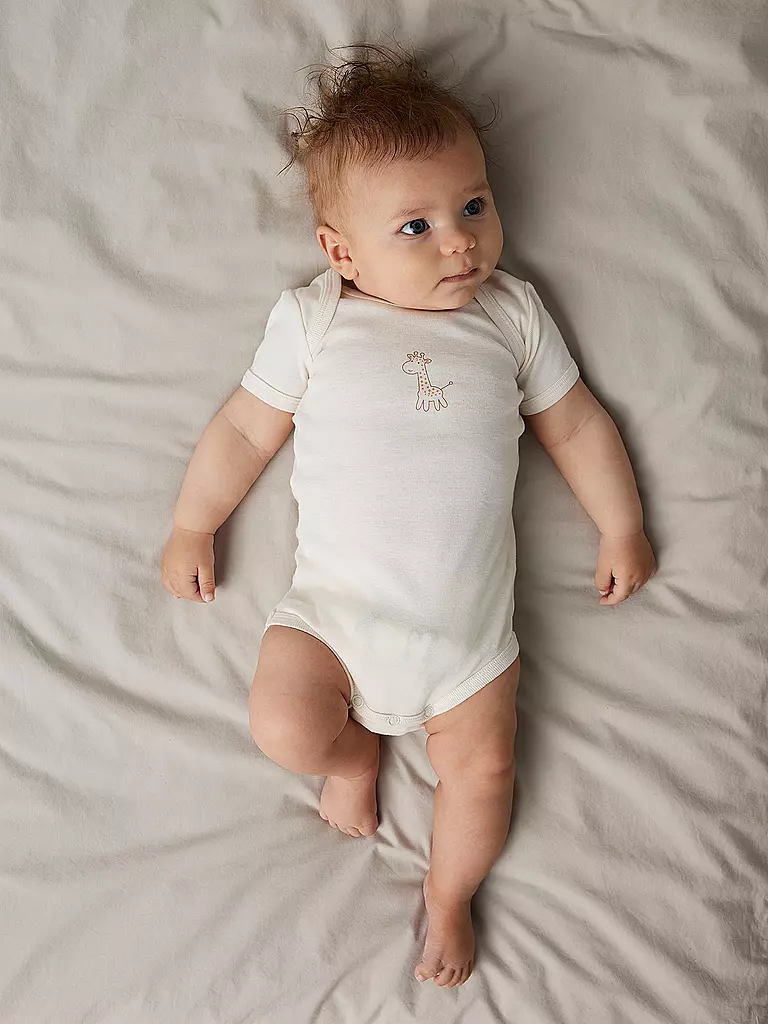 NAME IT | Body para bebé NBNBODY, paquete de 3 | Crema