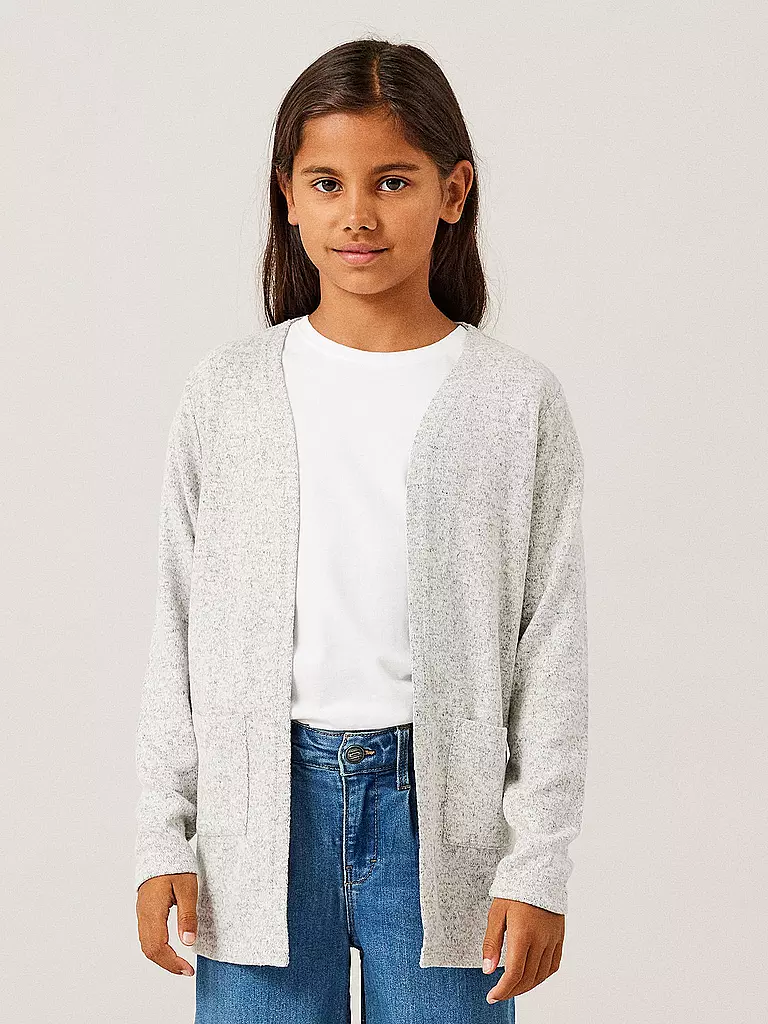 NAME IT | Cárdigan de punto para niña NKFVICTI | Gris
