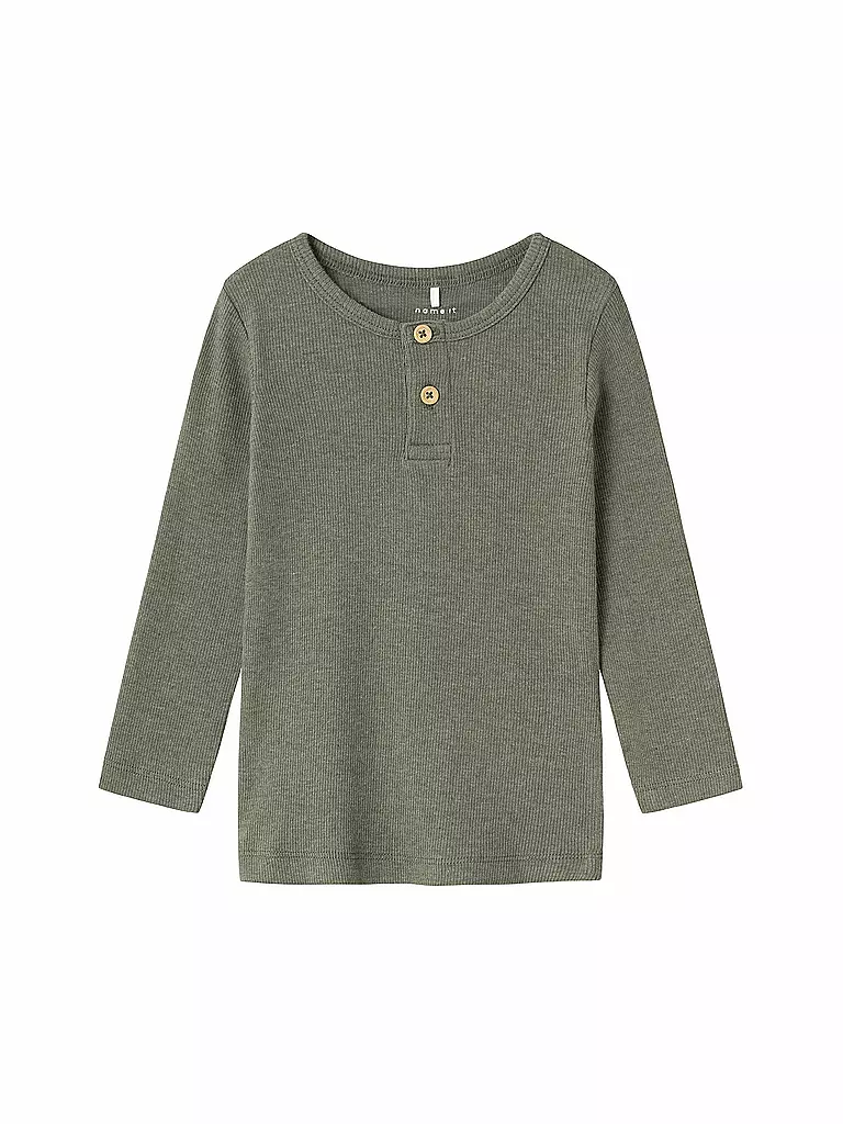 NAME IT | Camiseta de manga larga NMMKAB para niño | Oliva