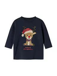 NAME IT | Camiseta de manga larga para bebé NBMFA | Azul oscuro