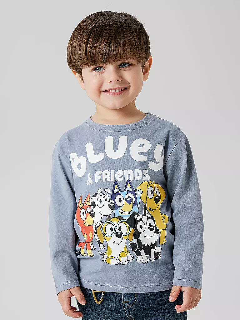 NAME IT | Camiseta de manga larga para niño NMMALEX | Azul claro