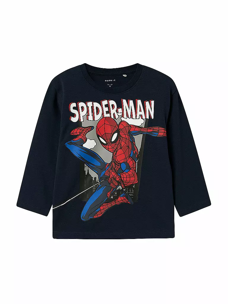 NAME IT | Camiseta de manga larga para niño NMMJUICE | Azul oscuro