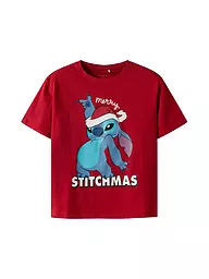 NAME IT | Camiseta de niña NKFAKKA STITCH | Rojo