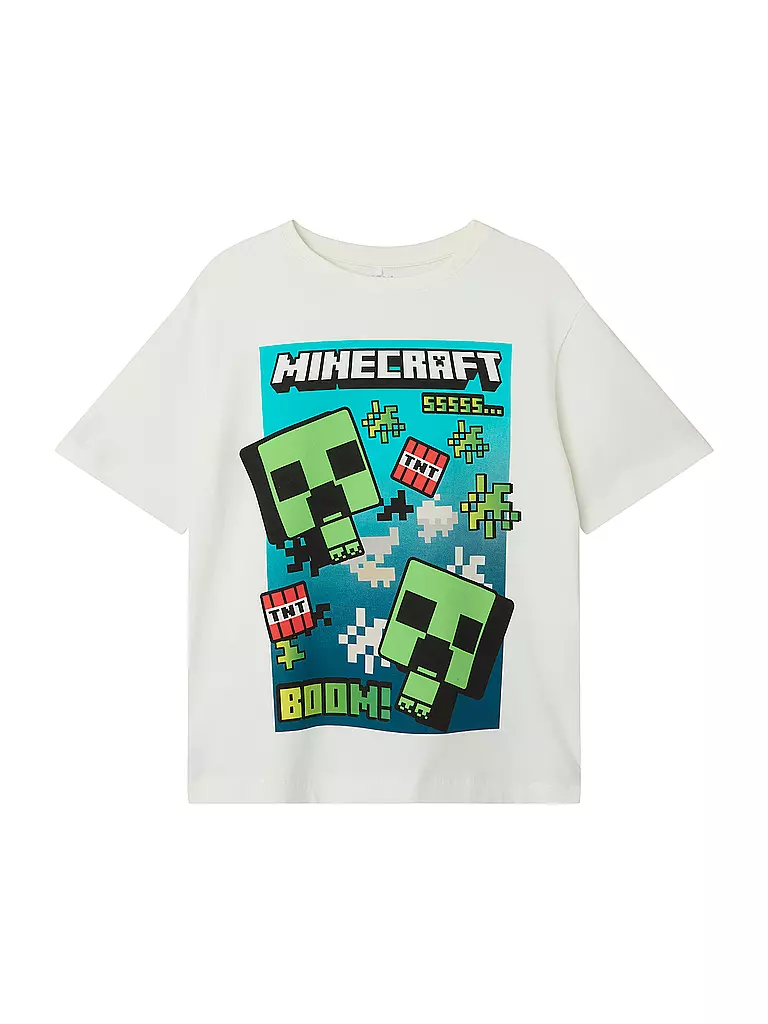 NAME IT | Camiseta de niño NKMFLAME | Blanco