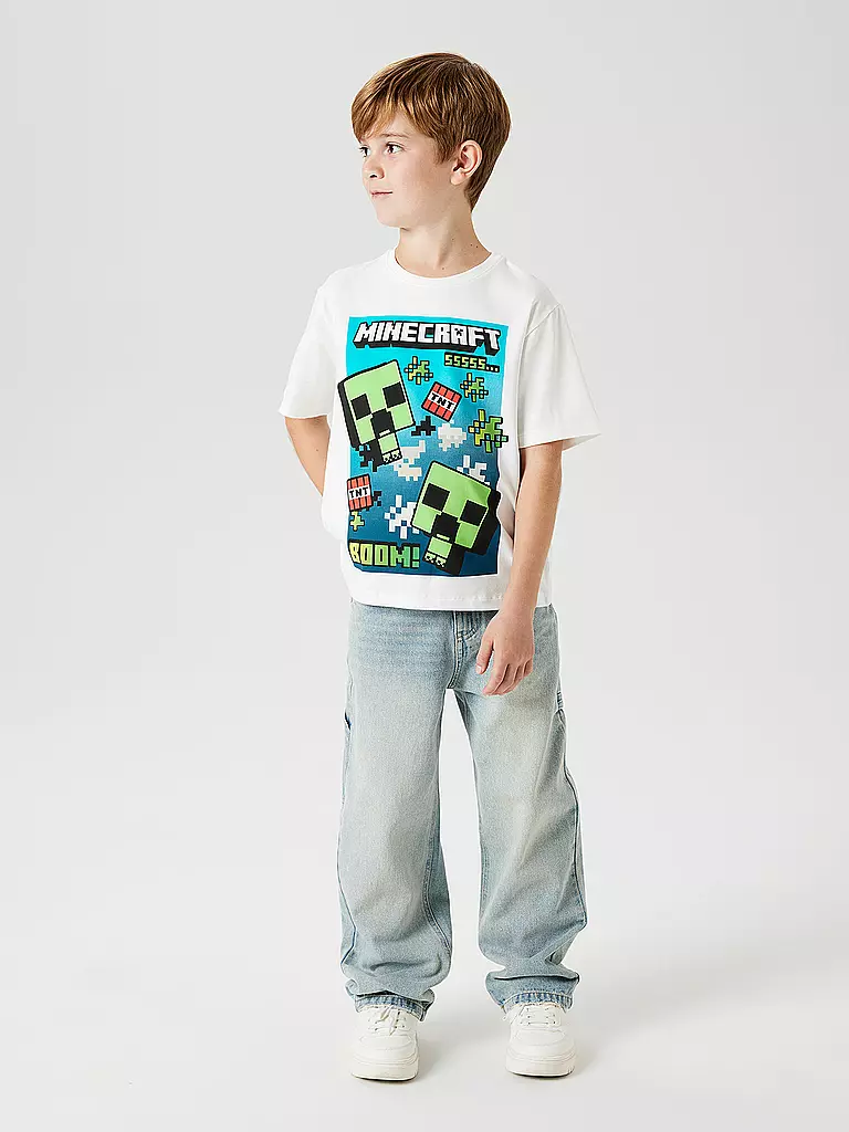 NAME IT | Camiseta de niño NKMFLAME | Blanco