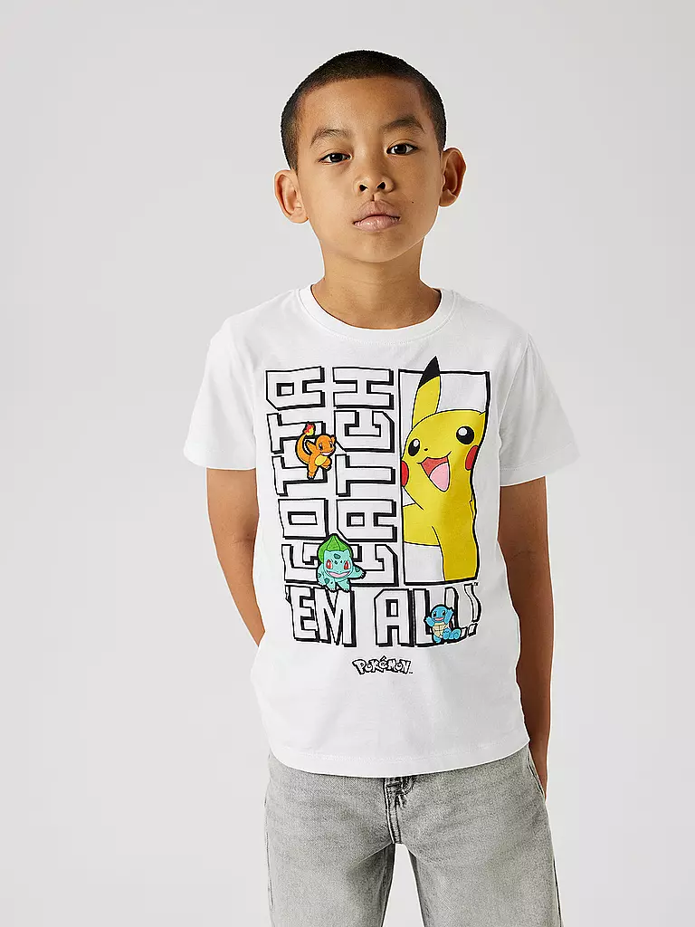 NAME IT | Camiseta de niño NKMFLAME | Blanco