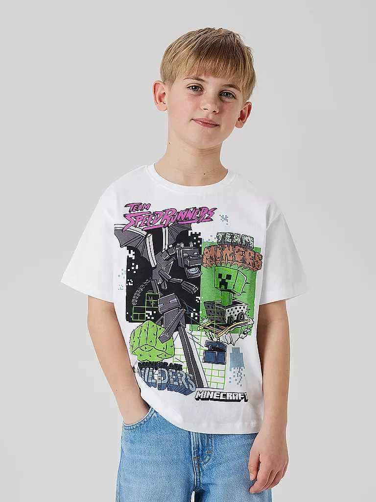 NAME IT | Camiseta de niño NKMJAHI | Blanco