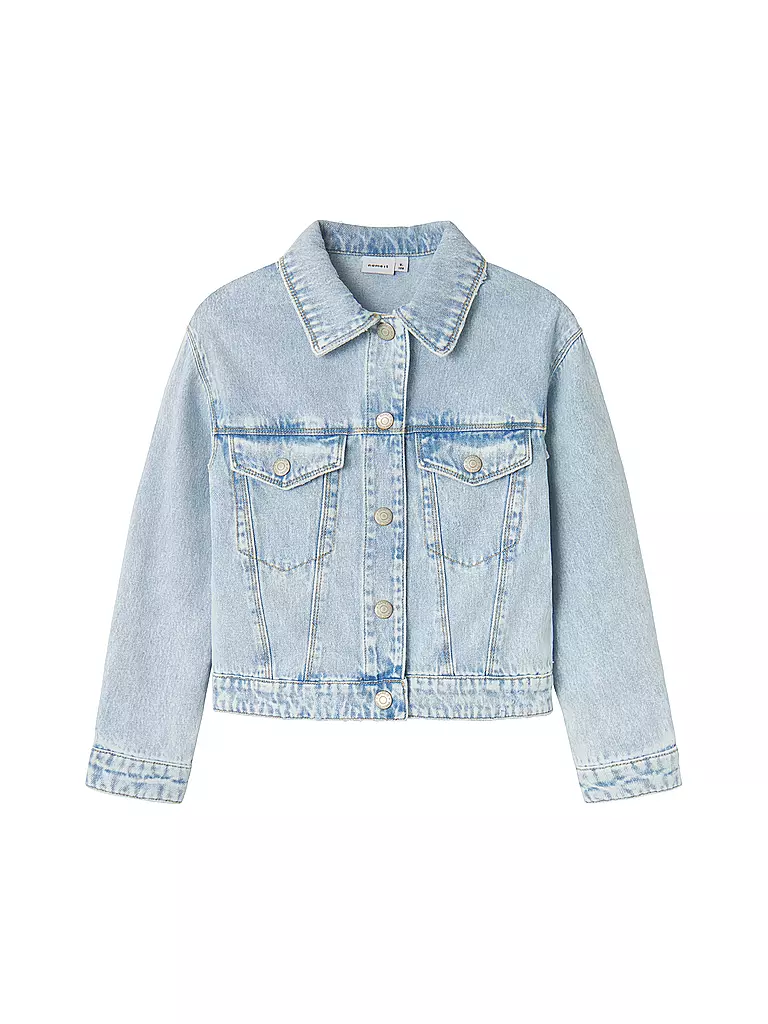 NAME IT | Chaqueta vaquera NKFMILA para niña | Azul claro