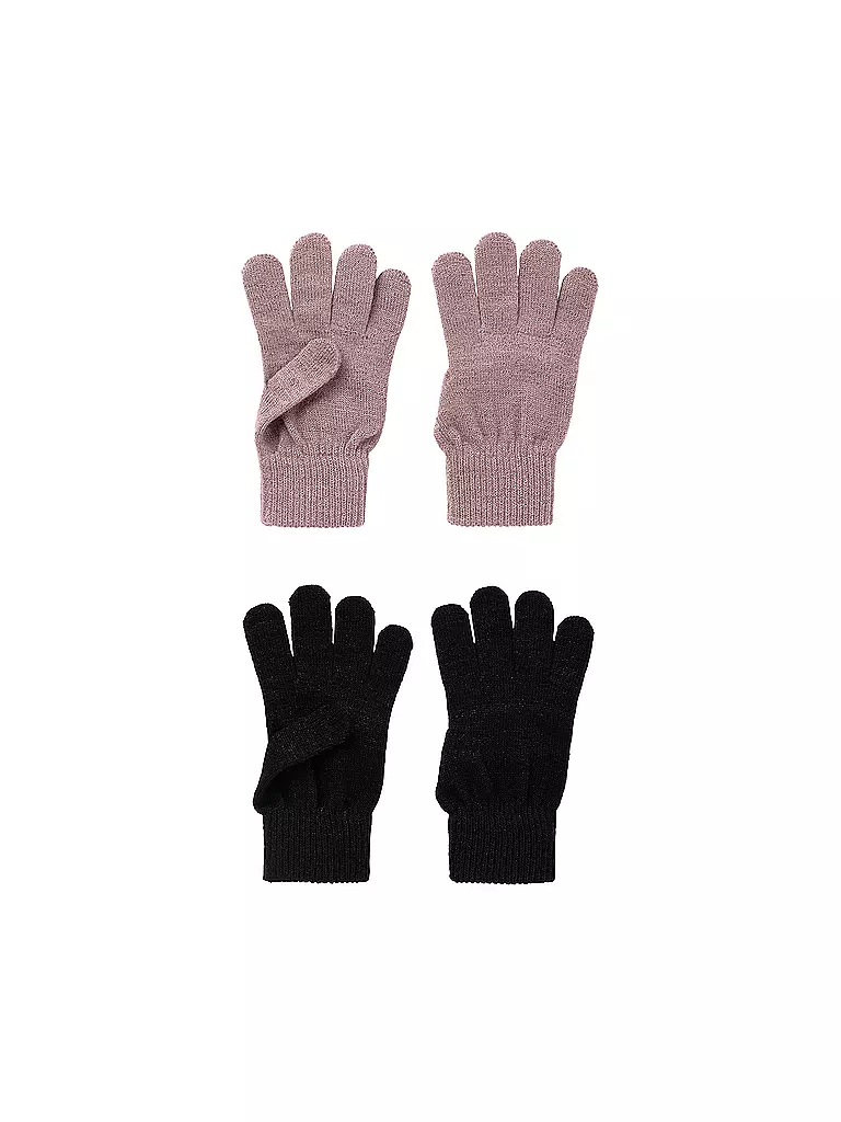 NAME IT | Guantes infantiles paquete de 2 NKFMAGIC | Negro