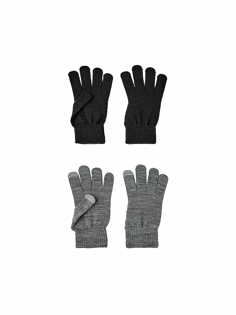 NAME IT | Guantes para niños, paquete de 2, NKNMAGIC | Negro
