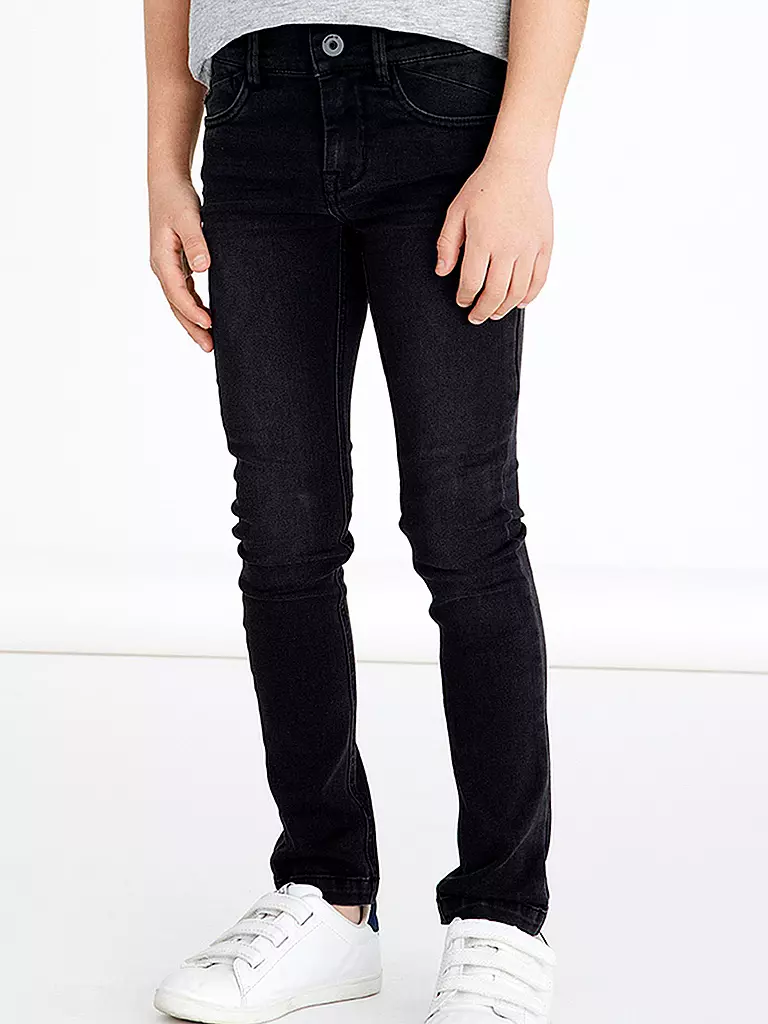 NAME IT | Jungen Jeans Skinny Fit NKMPETE  | Negro