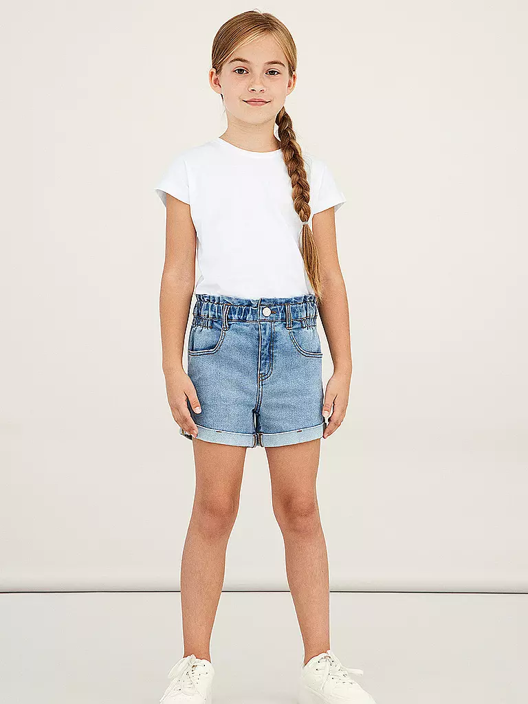 NAME IT | Mädchen Jeans Shorts NKFBELLA DNMTAZZA | Azul