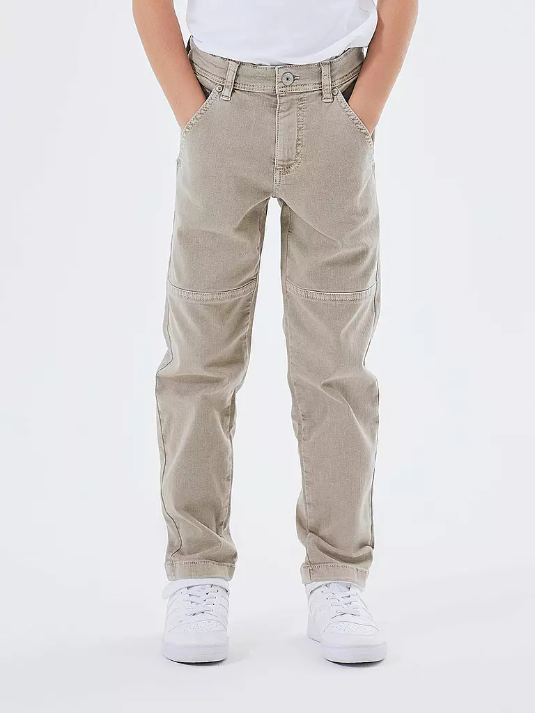 NAME IT | Pantalón de niño corte tapered NKMSILAS | Beige