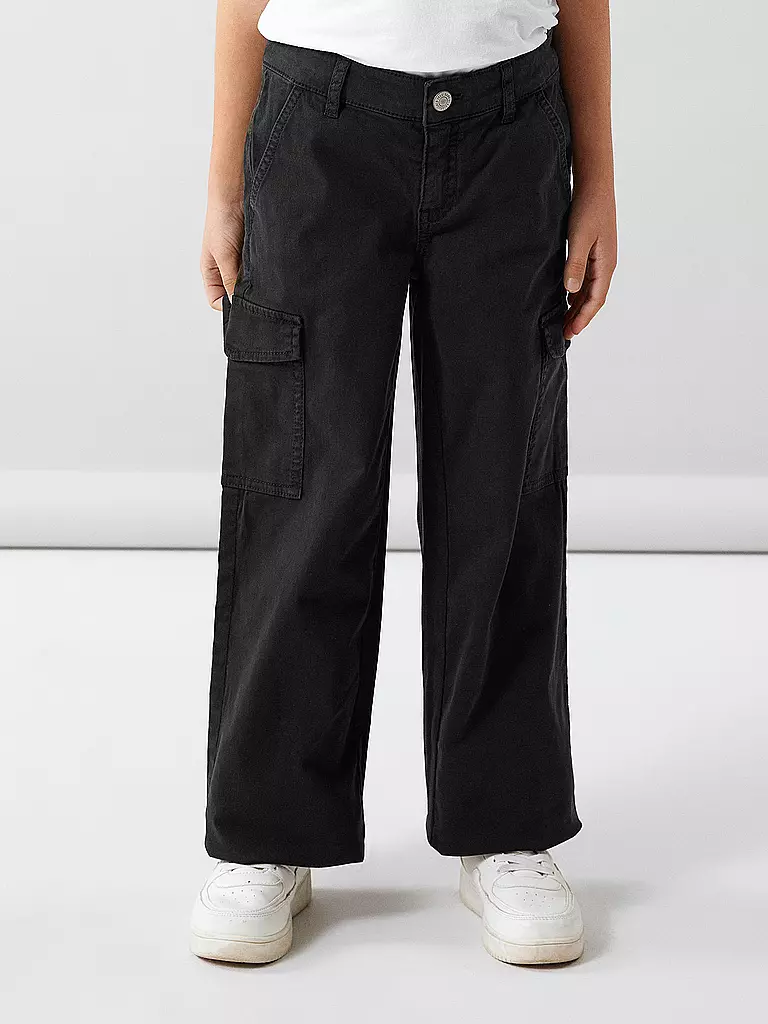 NAME IT | Pantalones cargo NKFROSE para niña | Negro