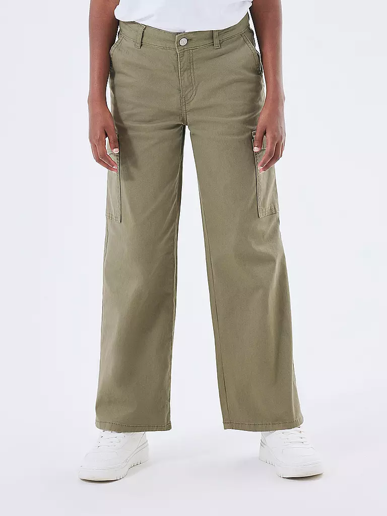NAME IT | Pantalones cargo NKFROSE para niña | Oliva