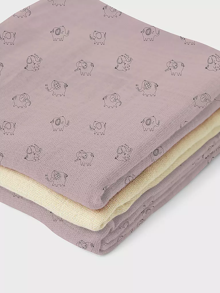 NAME IT | Paquete de 3 paños para bebé NBNOHAPPY | 