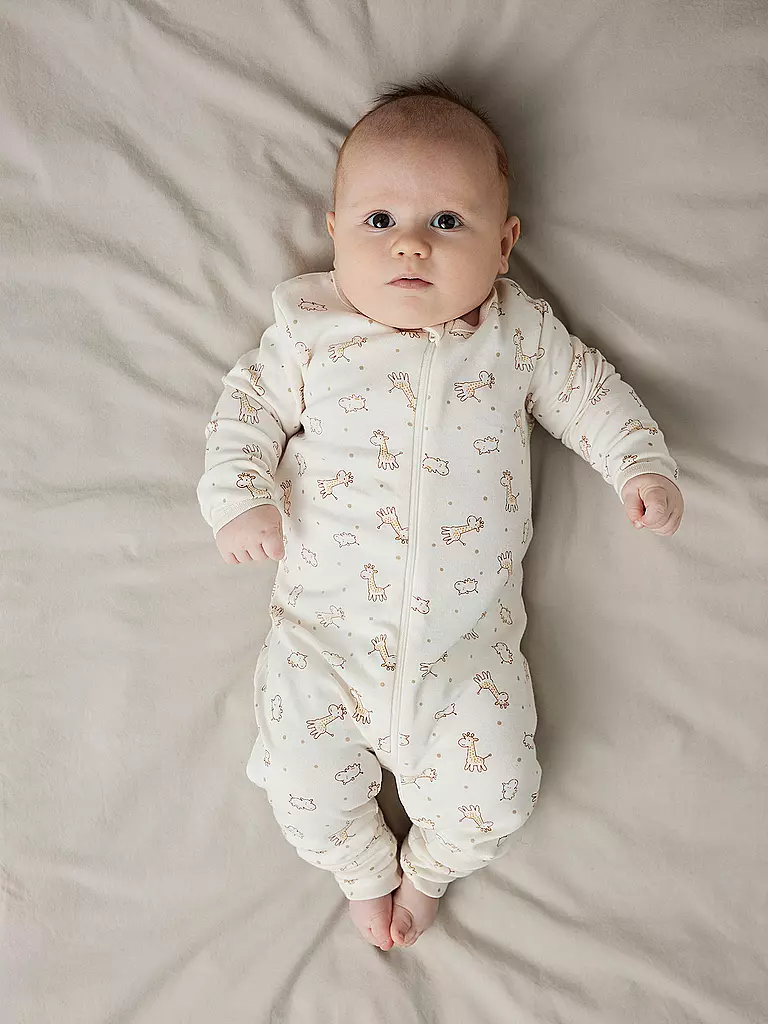 NAME IT | Pijama de bebé NBNNIGHTSUIT Paquete de 2 | Crema