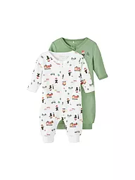 NAME IT | Pijama entero de bebé, paquete de 2 | Blanco