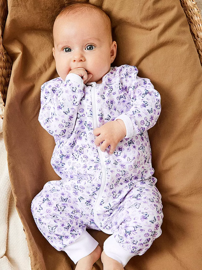 NAME IT | Pijama Entero de Bebé Paquete de 2  PURPLE FLOWER | 