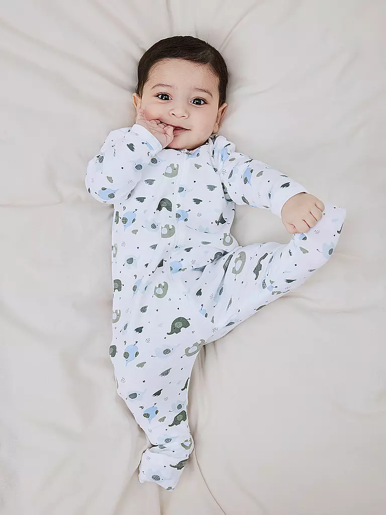 NAME IT | Pijama Entero de Bebé Paquete de 2 NBMNIGHTSUIT | Azul claro