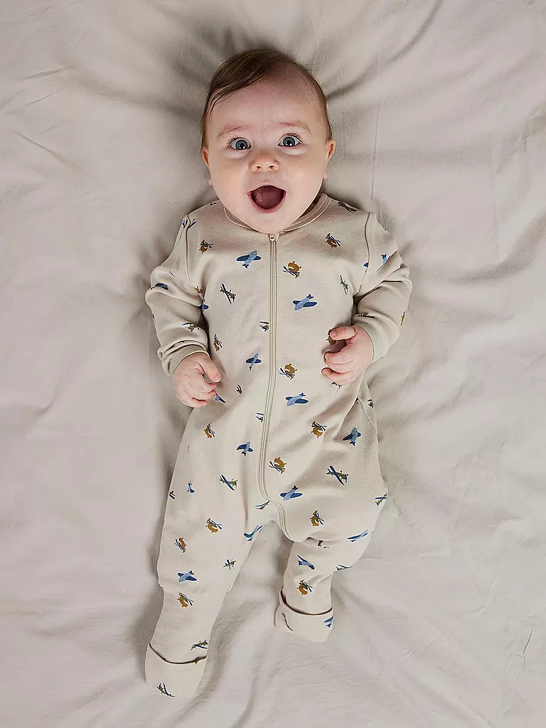 NAME IT | Pijama Entero para Bebé Paquete de 2 NBMNIGHTSUIT | Beige