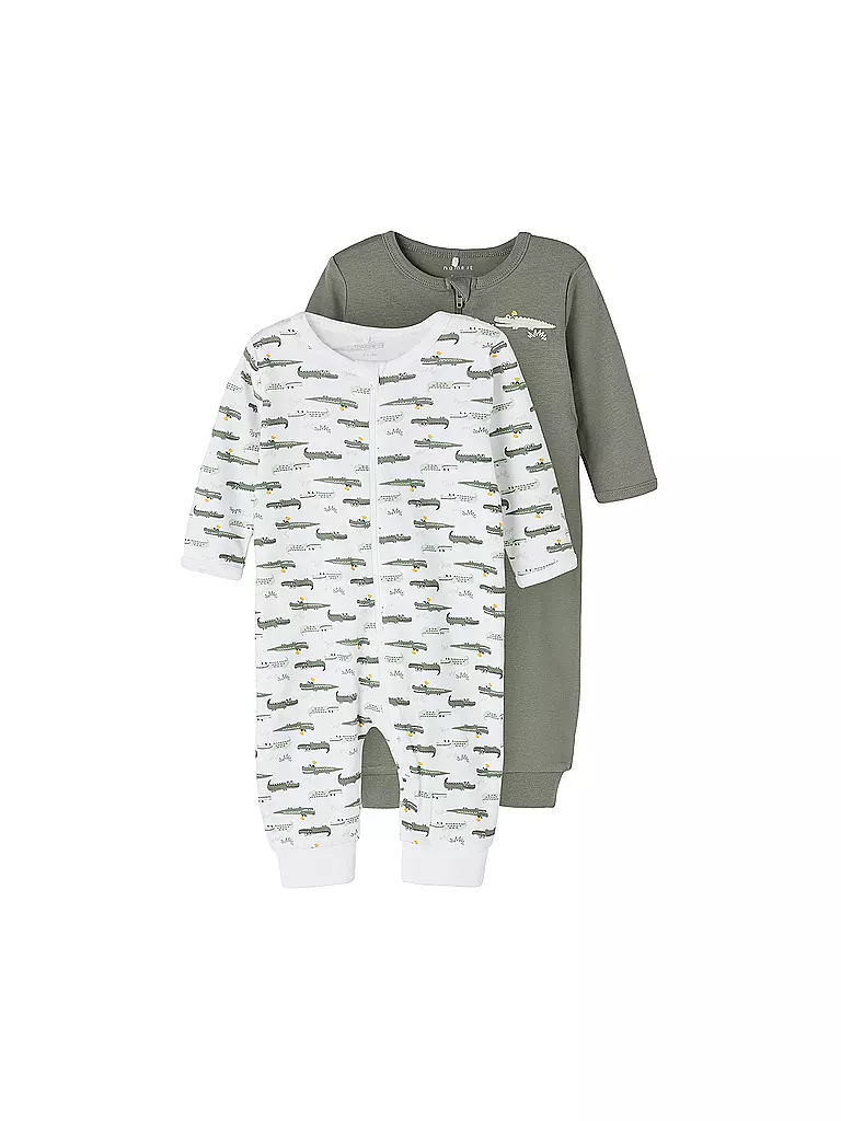 NAME IT | Pijama Entero para Bebé Paquete de 2 | Blanco