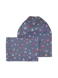 NAME IT | Set de gorro y bufanda para niños | Azul